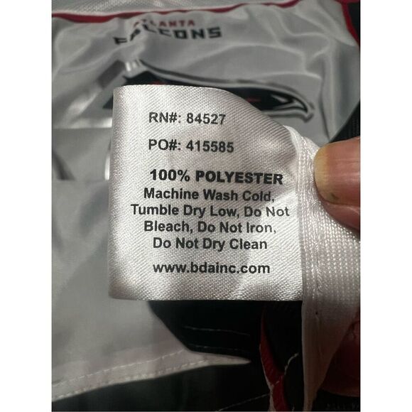 Atlanta Falcons NFL Boys reversible Short Sleeve Pullover Jersey Sz L NWOT - Picture 4 of 6